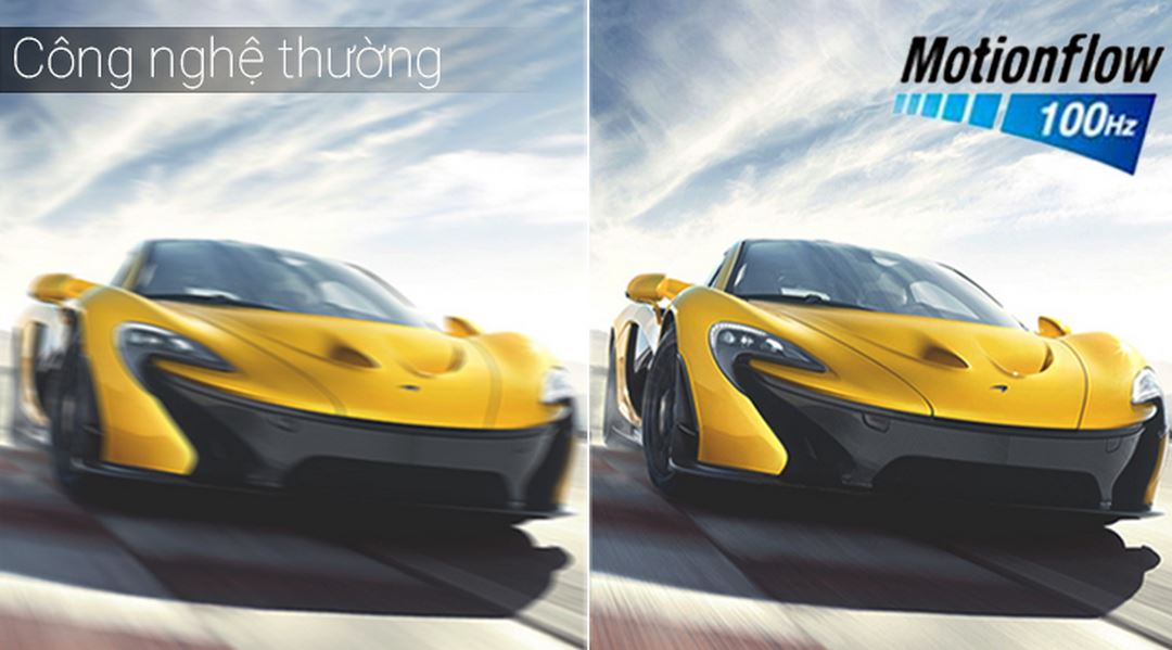 Ứng dụng công nghệ Motionflow XR200 và Auto Mode