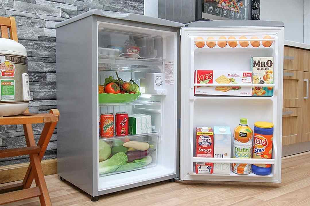 Tủ lạnh mini được cấu thành từ 5 bộ phận chính