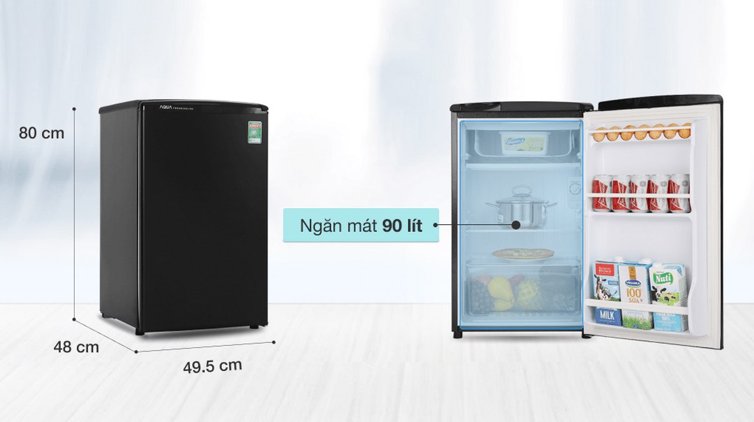 Tổng quan về Tủ lạnh Aqua 90 lít 